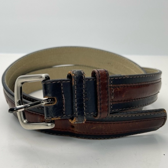 PIERRE Cardin Paris Men’s Size 38 Two Tone Belt - Picture 14 of 14